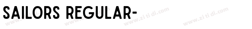Sailors Regular字体转换